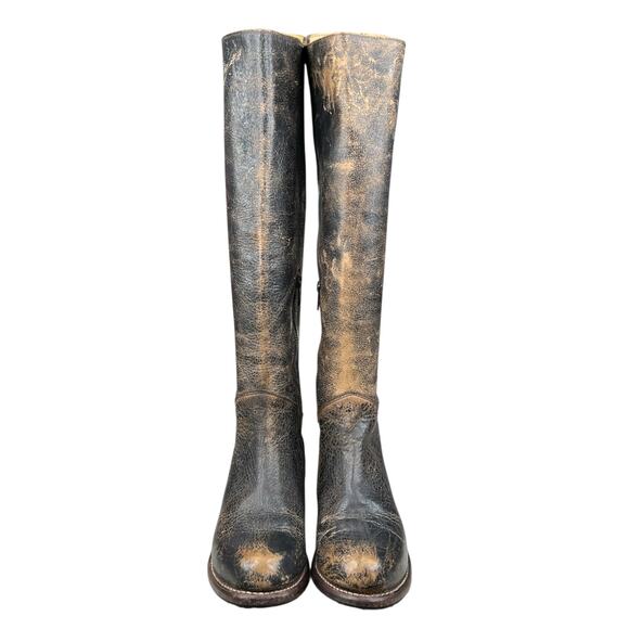 NWOT Bed Stu Women’s Manchester Brown Distressed Riding Boot Size US 7 - Picture 7 of 10